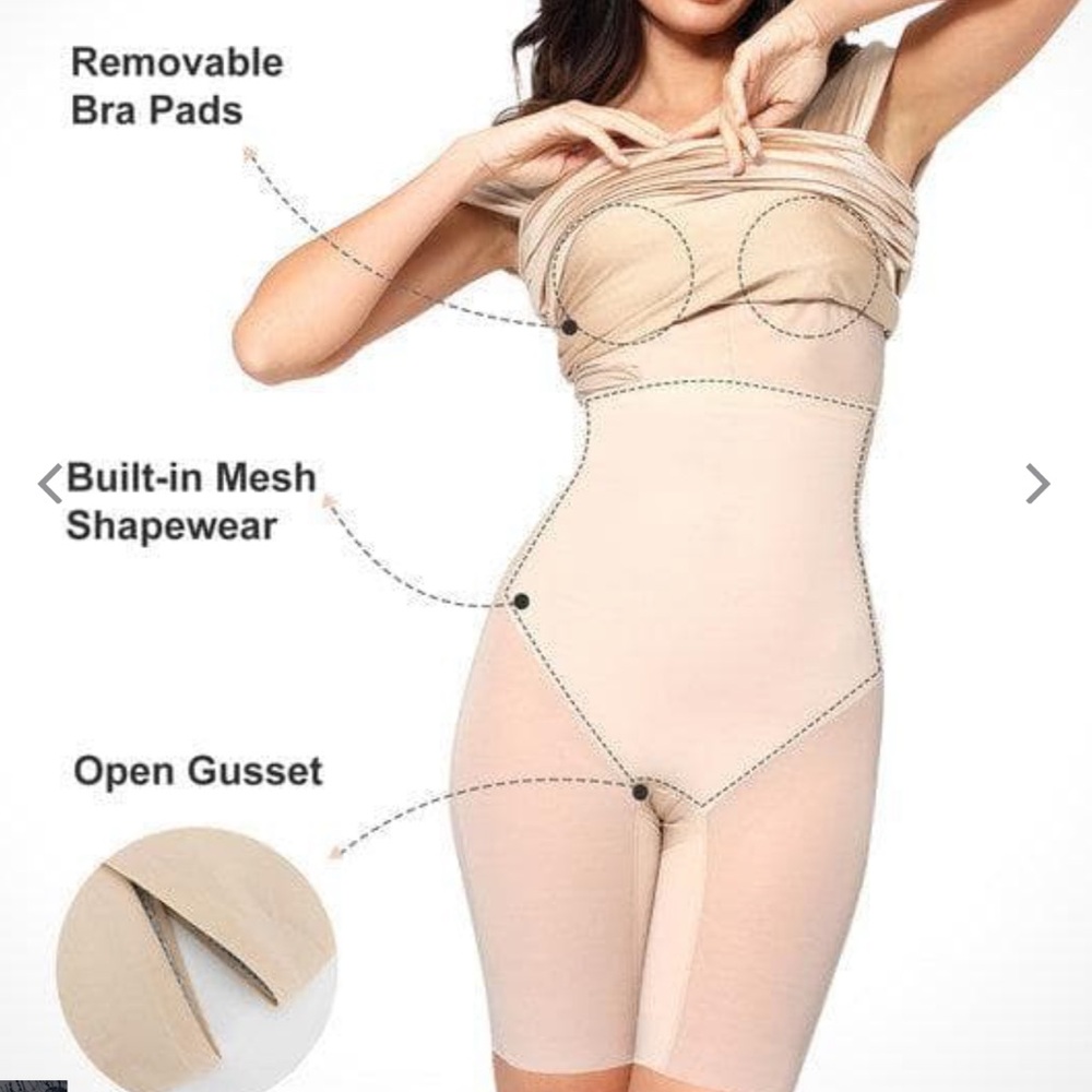 Popilush built in shapewear teal Dress (darker than pictured - Picture 5 of 13